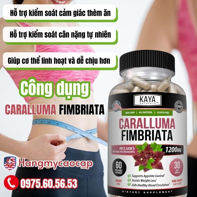 Viên uống giảm cân CARALLUMA FIMBRIATA