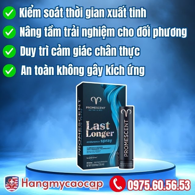 Xịt Promescent Last Longer Delay Spray