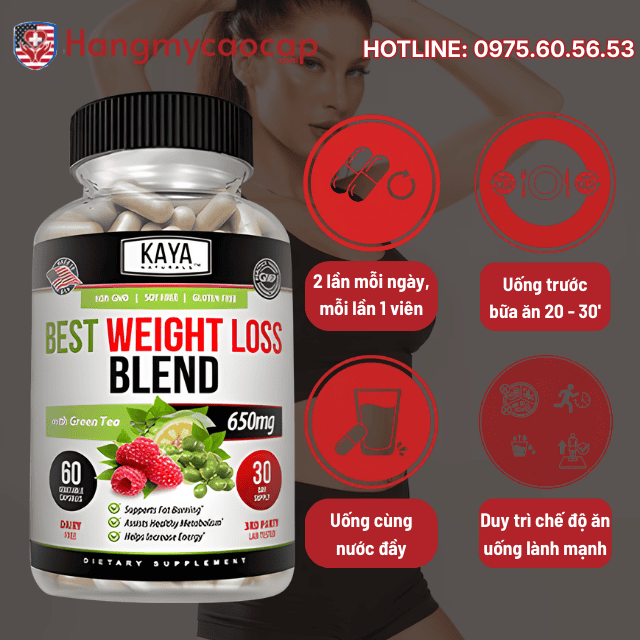 Hướng dẫn sử dụng Best Weight Loss Blend chi tiết