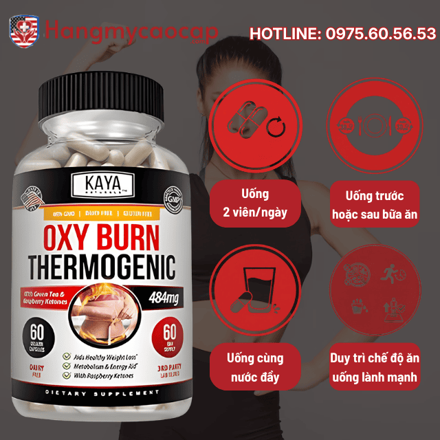 Hướng dẫn sử dụng Oxy Burn Thermogenic chi tiết