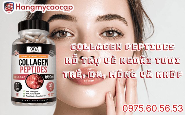 Viên uống collagen peptides là gì?