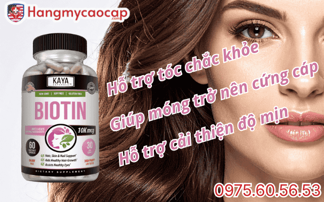 Công dụng nổi bật của viên uống Biotin
