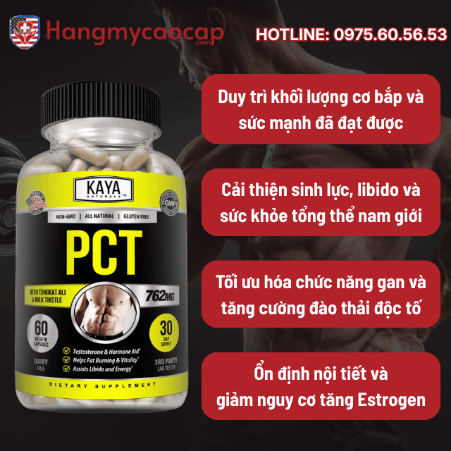 Công dụng nổi bật của PCT Kaya Naturals
