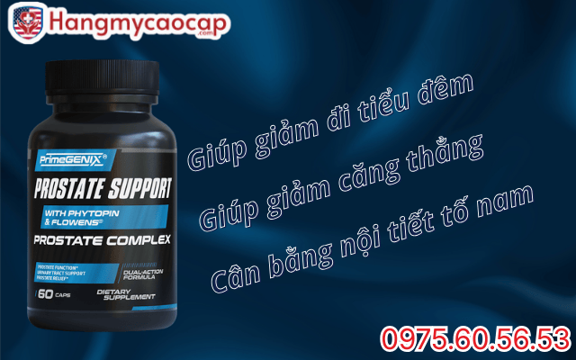 Công dụng của PrimeGENIX prostate complex
