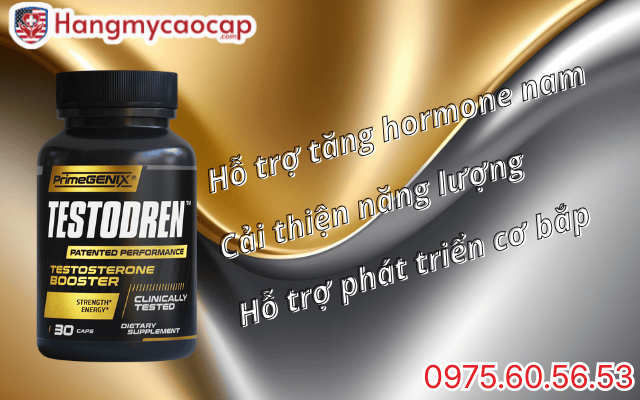Công dụng của Testodren đã được kiểm chứng