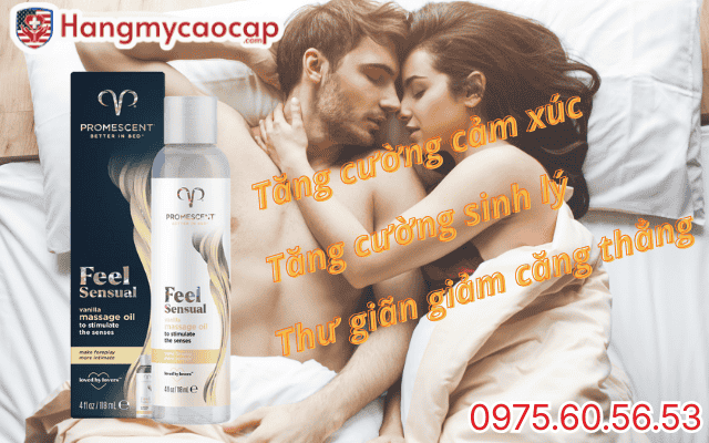 Công dụng vượt trội của dầu vani promescent feel sensual