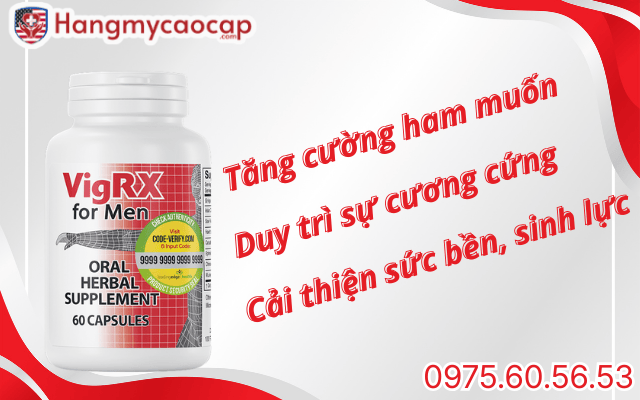 Công dụng nổi bật của viên uống vigrx for men