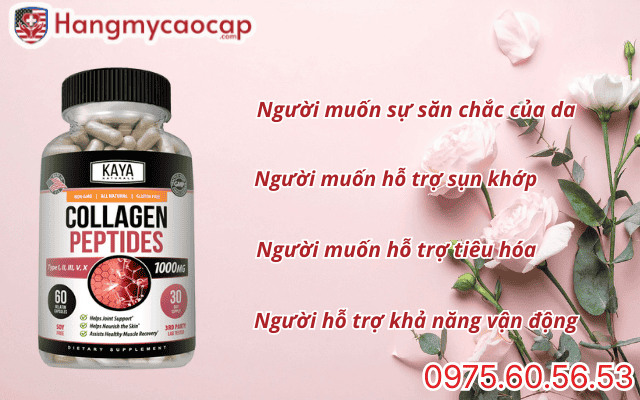 Đối tượng sử dụng viên uống collagen peptides