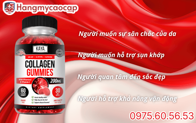 Đối tượng sử dụng collagen vitamin gummies