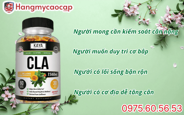 Đối tượng nên sử dụng viên uống Kaya CLA