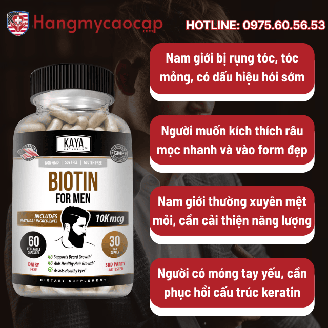 MEN’S Biotin dành cho những ai?