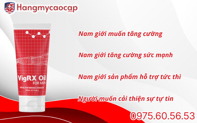 Đối tượng nên sử dụng gel VigRX oil