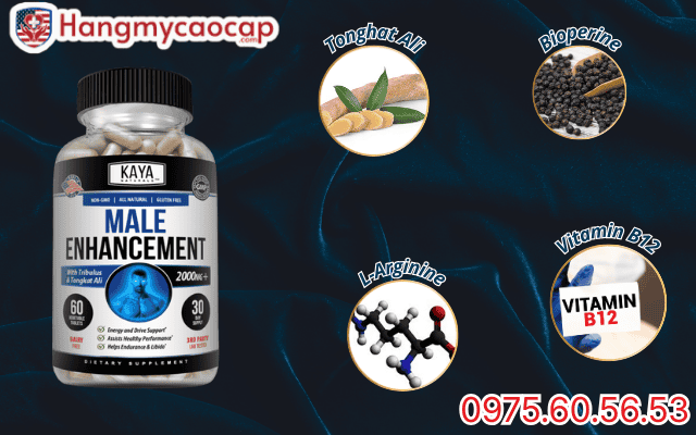 Thành phần chính trong viên uống Male Enhancement