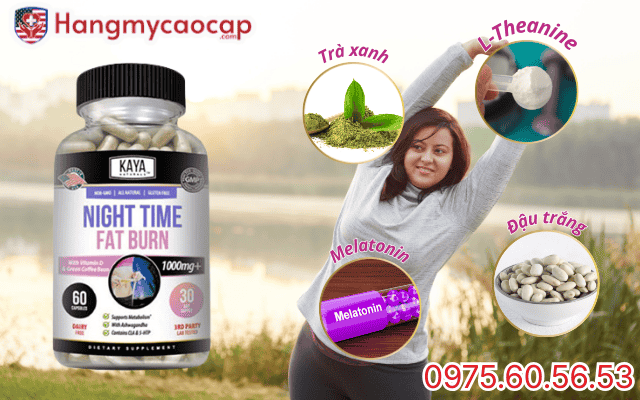 Thành phần có trong viên uống Night time fat burn