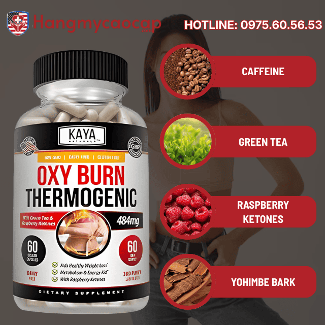 Thành phần chính có trong Oxy Burn Thermogenic