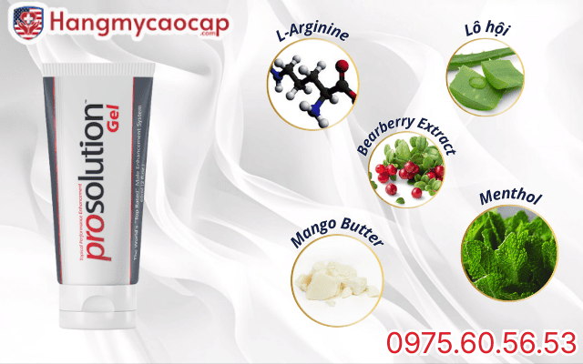 Thành phần nổi bật của ProSolution Gel