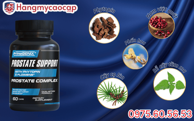 Thành phần của PrimeGENIX prostate complex