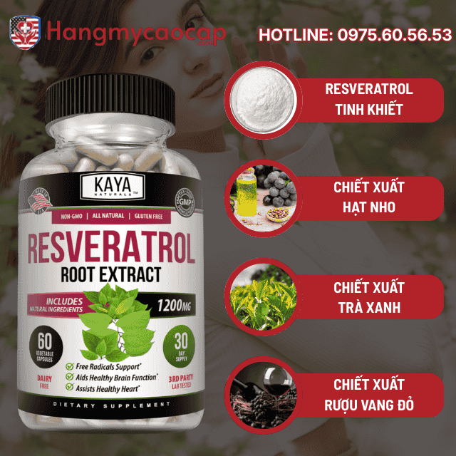 Thành phần độc quyền của viên uống Resveratrol