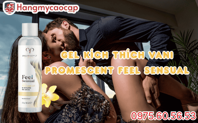 Dầu kích thích nữ hương vani promescent feel sensual là gì?