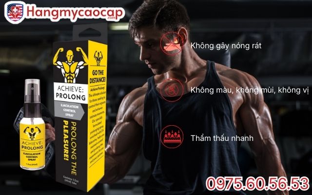Ưu điểm của Achieve Prolong Delay Spray