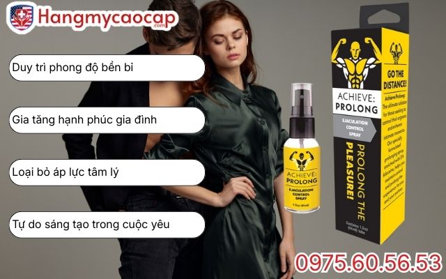 Lợi ích khi sử dụng Achieve Prolong Delay Spray