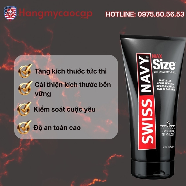 Lợi ích vượt trội khi sử dụng Swiss Navy Max Size 