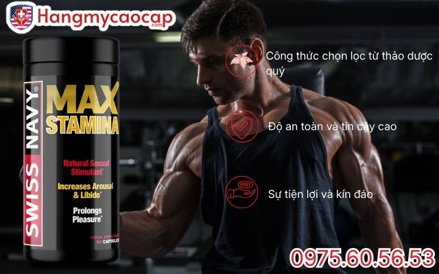 Ưu điểm của dòng sản phẩm Swiss Navy MAX Stamina