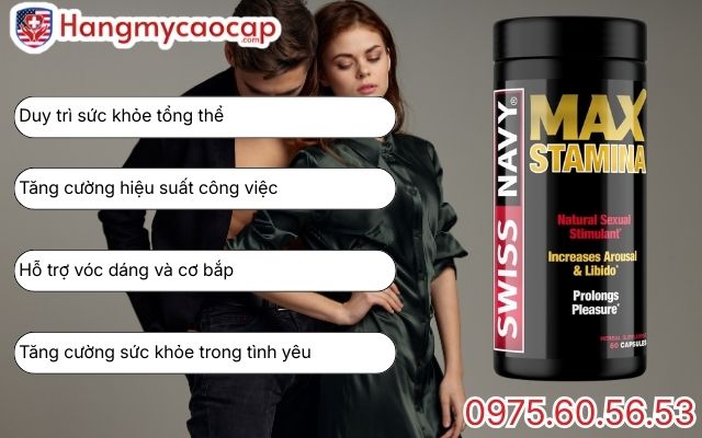 Lợi ích khi sử dụng Swiss Navy MAX Stamina