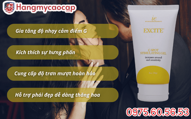 Công dụng vượt trội của Excite - C-Spot Stimulating Gel