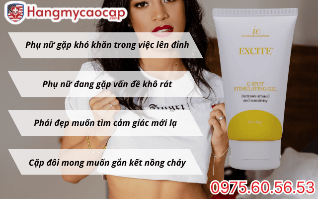 Đối tượng sử dụng Excite - C-Spot Stimulating Gel