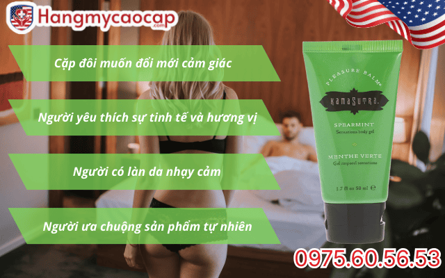 Đối tượng sử dụng Kama sutra pleasure balm sensations spearmint
