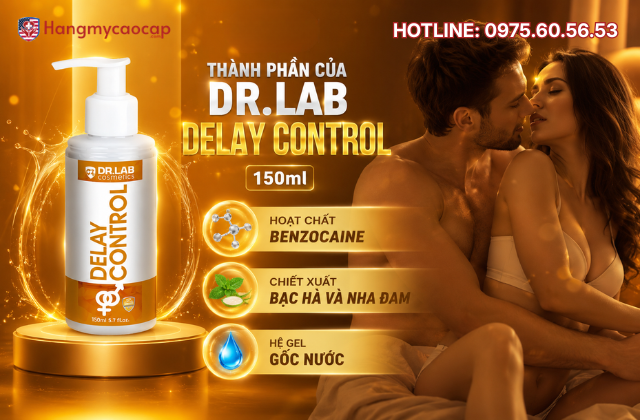 Thành phần của Dr.Lab Delay Control 150ml