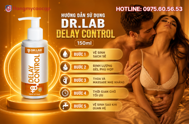 Hướng dẫn sử dụng Dr.Lab Delay Control 150ml