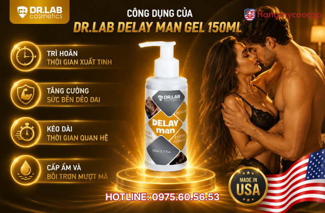 Công dụng của Dr.Lab Delay Man Gel 150ml
