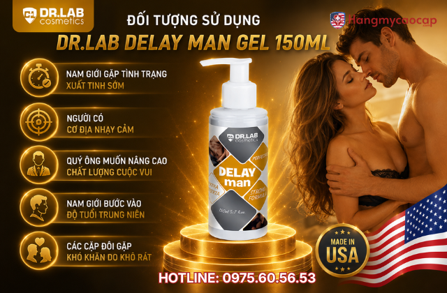 Đối tượng sử dụng Dr.Lab Delay Man Gel 150ml