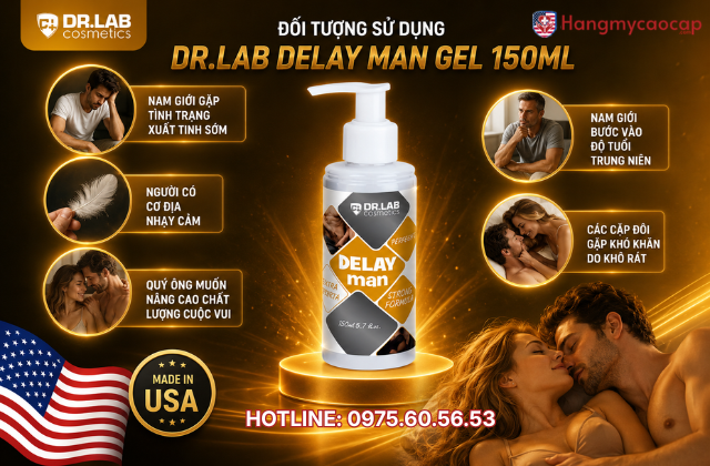 Hướng dẫn sử dụng Dr.Lab Delay Man Gel 150ml