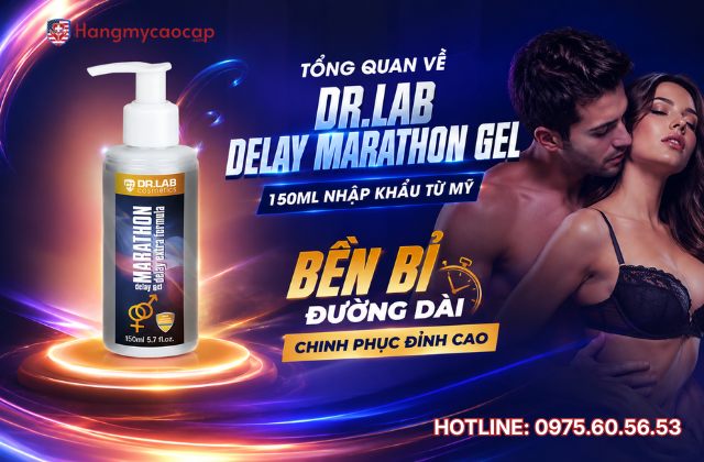 Tổng quan về Dr.Lab Delay Marathon Gel 150ml nhập khẩu từ Mỹ