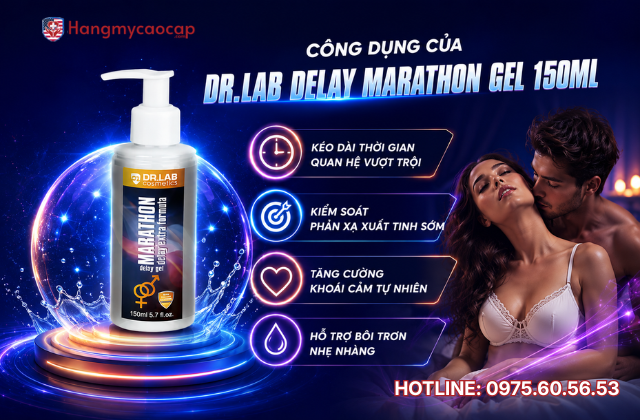 Công dụng của Dr.Lab Delay Marathon Gel 150ml