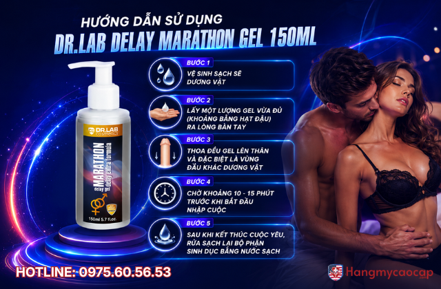 Hướng dẫn sử dụng Dr.Lab Delay Marathon Gel 150ml