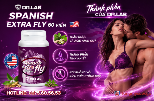 Thành phần của Dr.Lab Spanish extra fly 60 viên