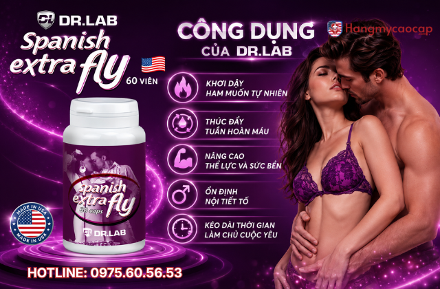 Công dụng của Dr.Lab Spanish extra fly 60 viên