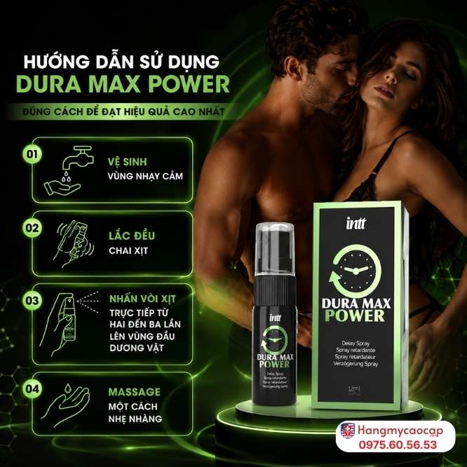 Hướng Dẫn Sử Dụng Dura Max Power Delay Đúng Cách Để Đạt Hiệu Quả Tối Ưu