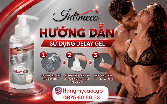 Hướng dẫn sử dụng gel chống xuất tinh sớm Intimeco Delay