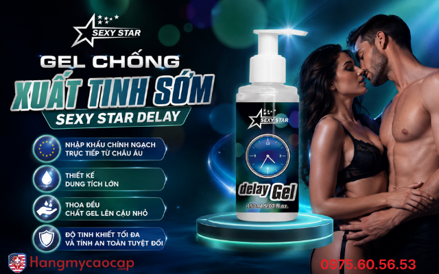 Thông Tin Về Gel Chống Xuất Tinh Sớm Sexy Star Delay