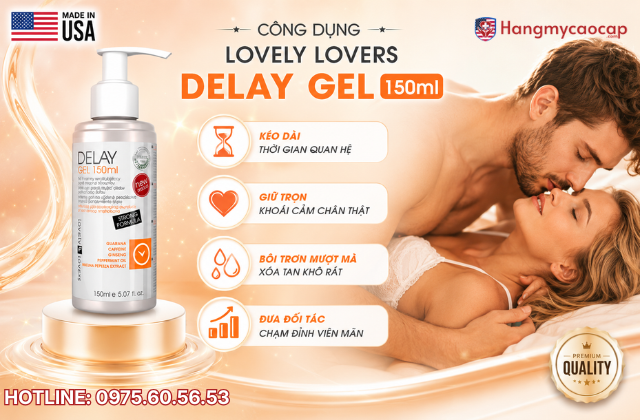 Công dụng của Lovely Lovers Delay Gel 150ml