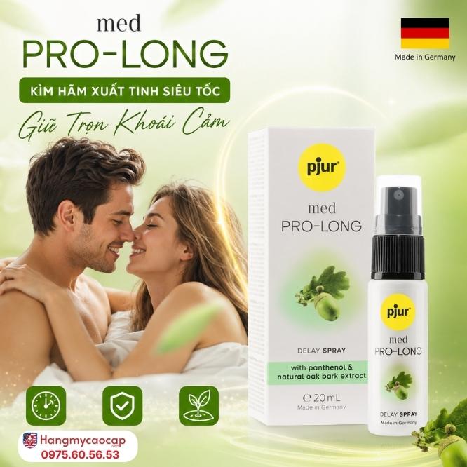 Tổng Quan Về Xịt Kéo Dài Thời Gian Quan Hệ Med PRO-LONG Delay Spray