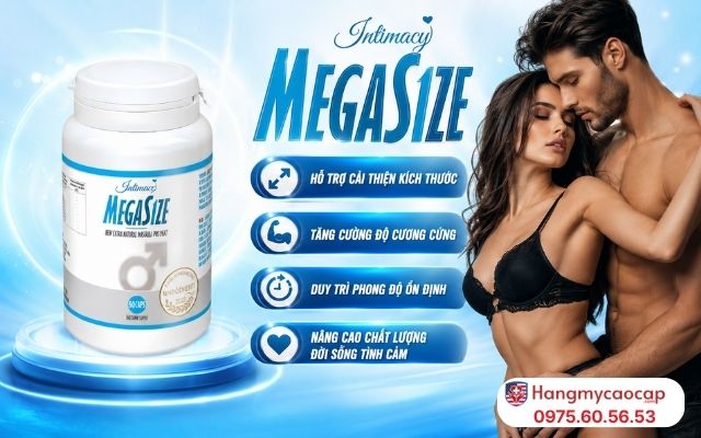 Công dụng viên uống tăng kích thước dương vật Megasize 