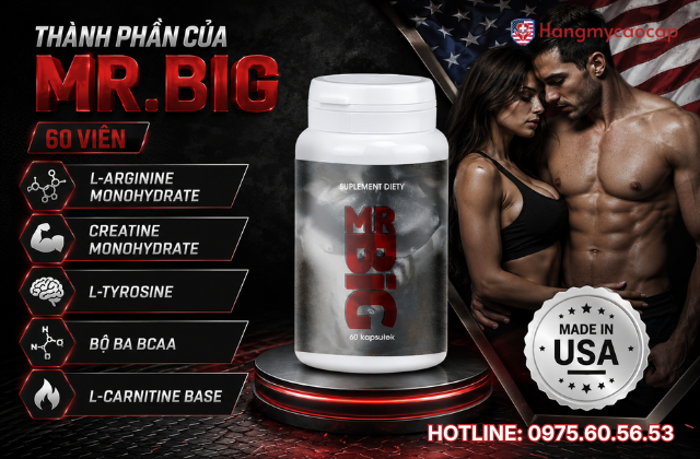 Thành phần của MR.BIG 60 viên
