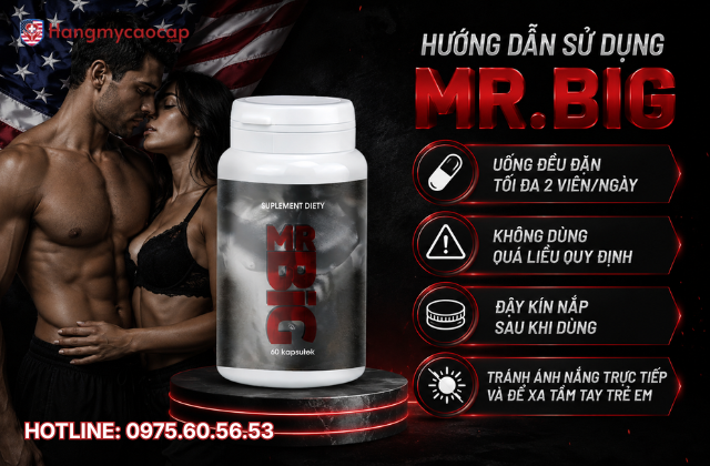 Hướng dẫn sử dụng MR.BIG 60 viên