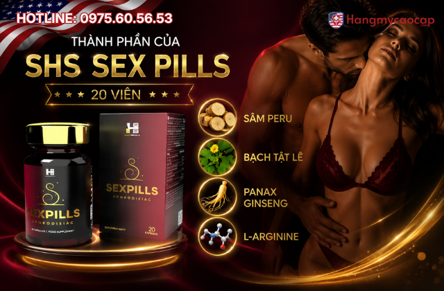 Thành phần của SHS Sex Pills 20 viên